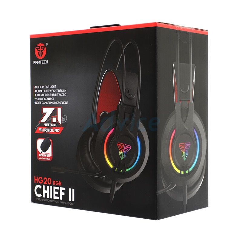 HEADSET FANTECH HG20 RGB GAMING (7.1)