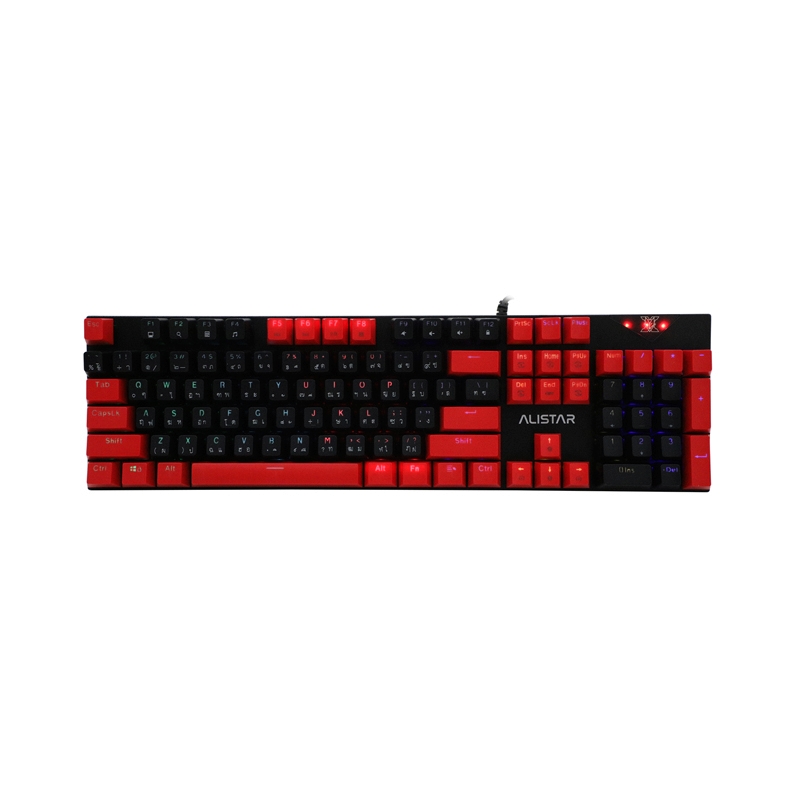 KEYBOARD NUBWO-X ALISTAR X33 RED-SWITCH (BLACK/RED)