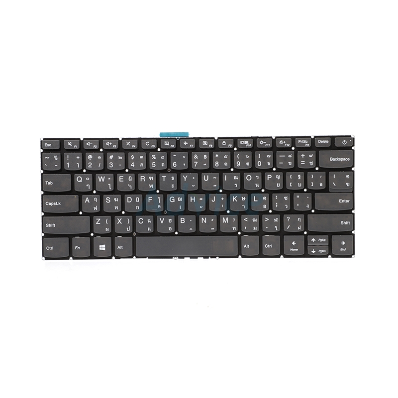 Keyboard LENOVO IdeaPad 130-14IKB (Black) 'PowerMax' (สกรีนไทย-อังกฤษ)