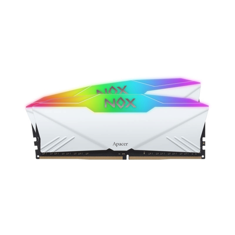 RAM DDR4(3200) 16GB (8GBX2) APACER NOX RGB WHITE