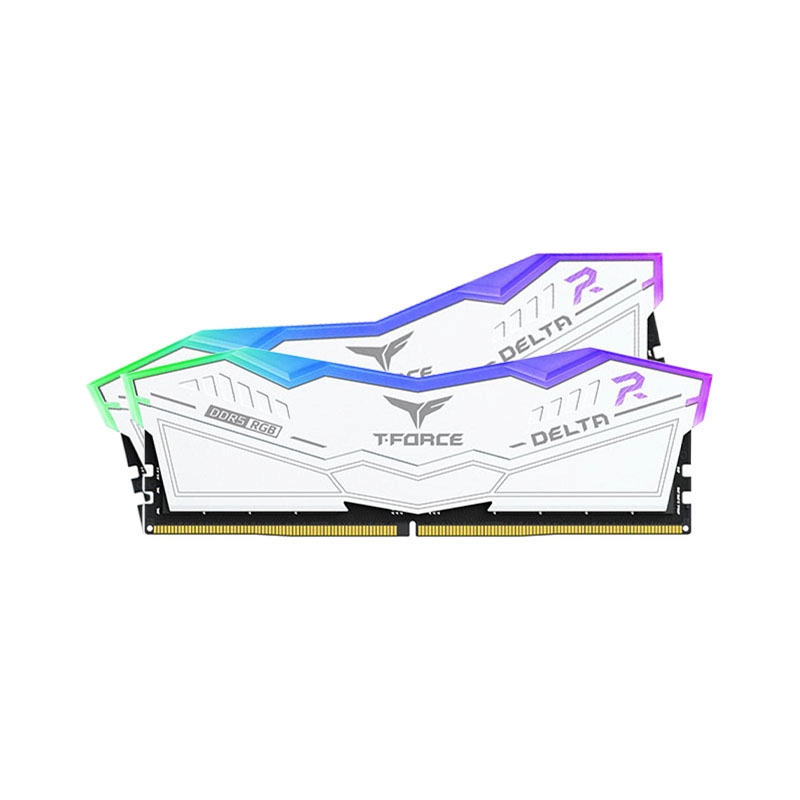 RAM DDR5(6000) 32GB (16GBX2) TEAM DELTA RGB WHITE