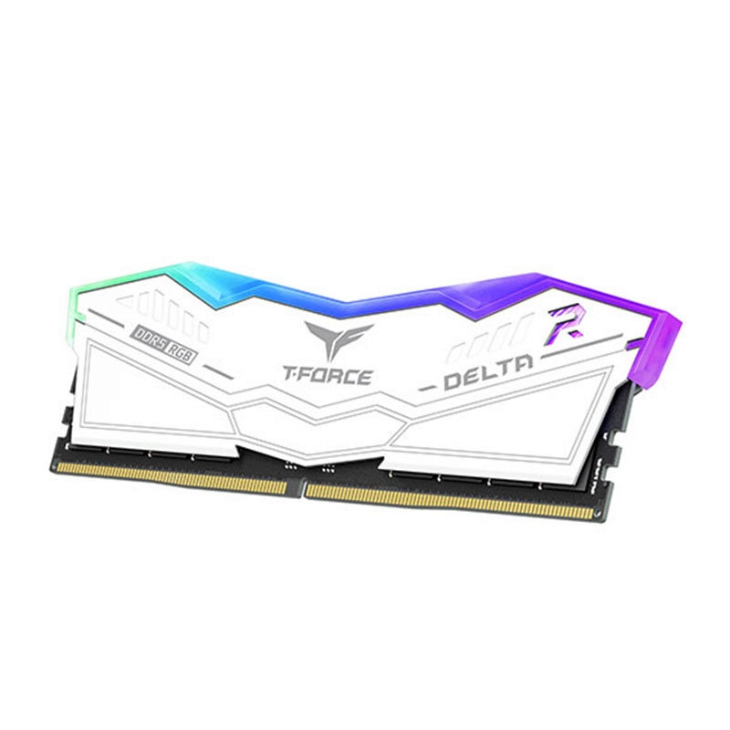 RAM DDR5(6000) 32GB (16GBX2) TEAM DELTA RGB WHITE
