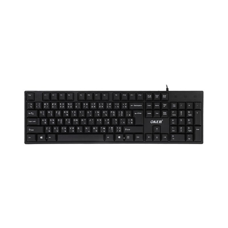 USB Keyboard OKER (KB-477) Black