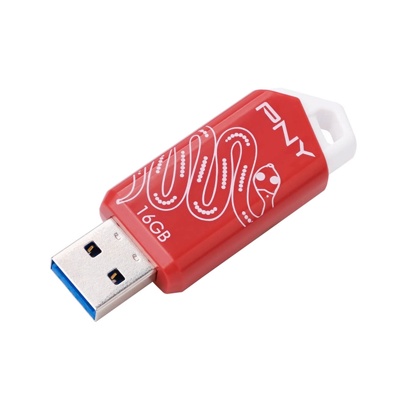 16GB Flash Drive PNY ATTACHE (P-FD16GATTICR-RB) Red
