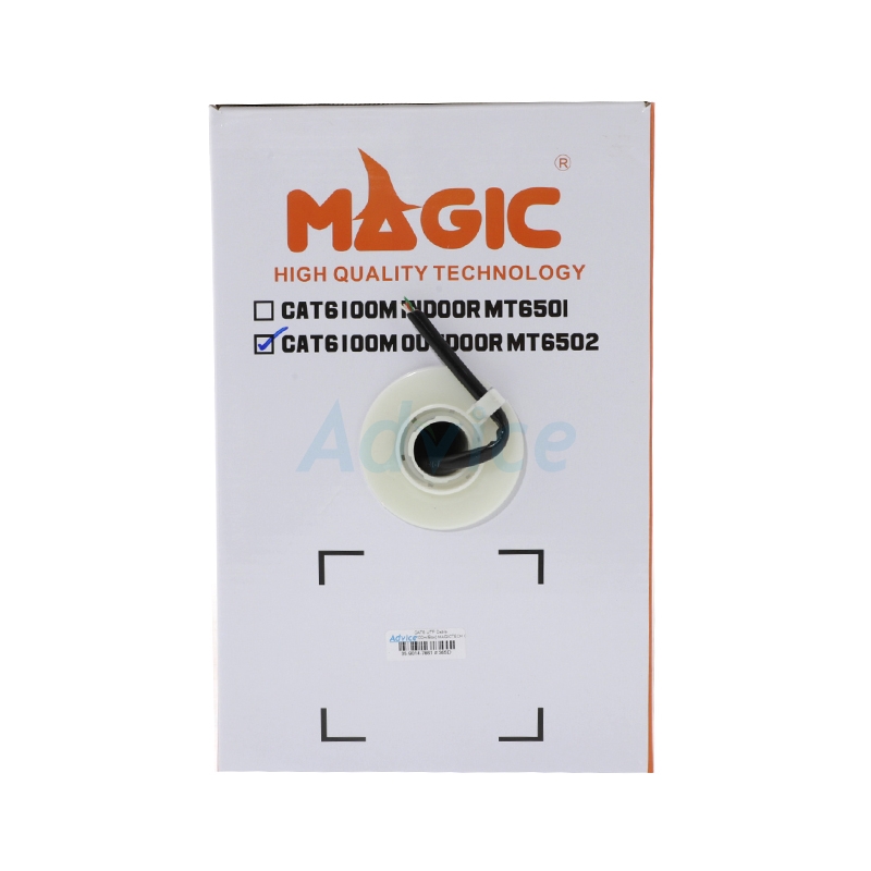 สายแลน CAT6 (100m/Box) MAGICTECH (MT6502) Outdoor