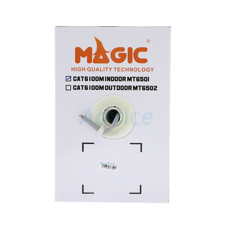 สายแลน CAT6 (100m/Box) MAGICTECH (MT6501)