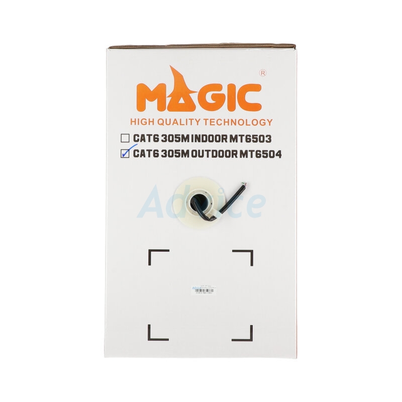 สายแลน CAT6 (305m/Box) MAGICTECH (MT6504) Outdoor