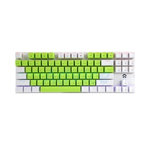 KEYBOARD OKER K425 WHITE GREEN (BLUE SWITCH คีย์บอร์ด)