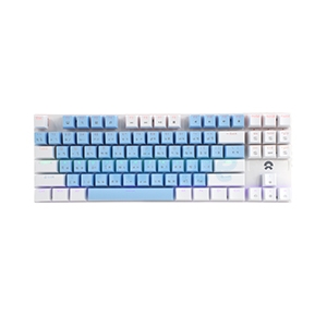 KEYBOARD OKER K425 WHITE BLUE (BLUE SWITCH คีย์บอร์ด)