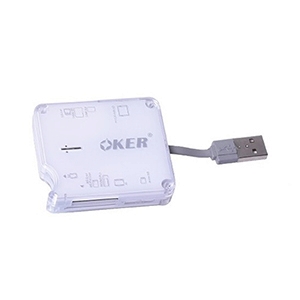 Ext.Card Reader v2.0 OKER (C-2004) White