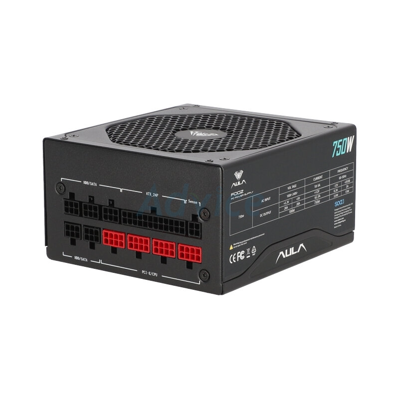 PSU (80+ GOLD) 750W AULA FD02 Advice จ.จันทบุรี สาขา A001 (ใกล้ศูนย์