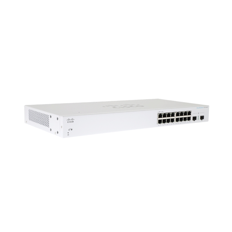Gigabit Switching Hub 16 Port CISCO CBS220-16T-2G-EU (17'',+2 SFP)