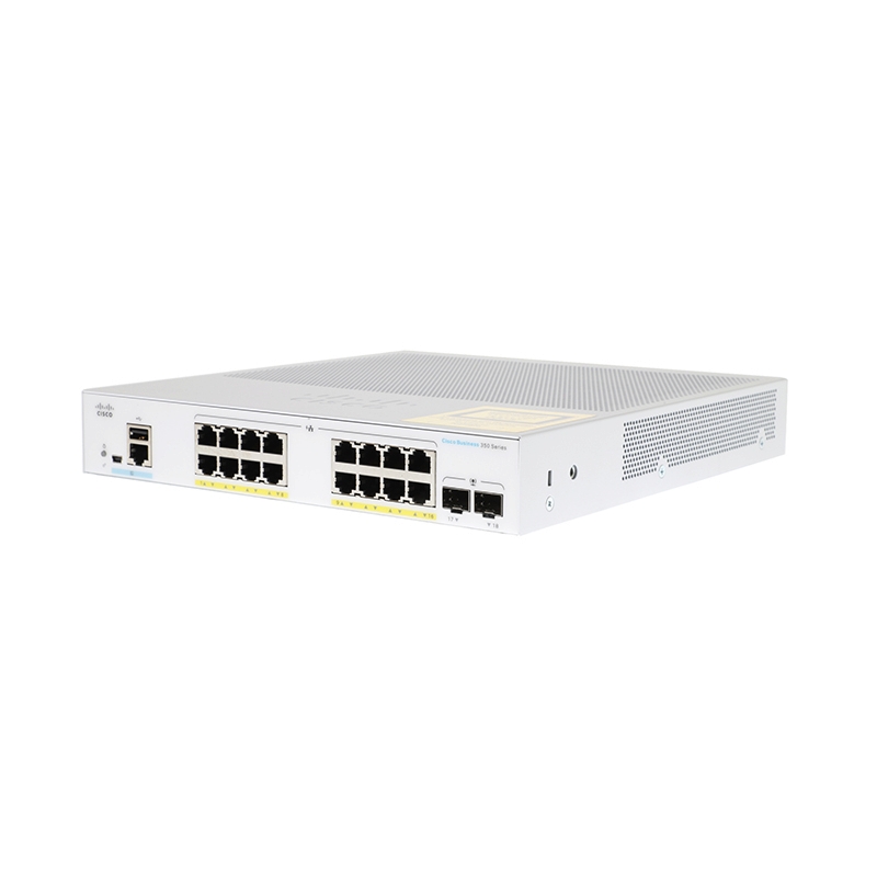Gigabit Switching Hub 16 Port CISCO CBS350-16FP-2G-EU (11'',16 POE,+2 SFP)