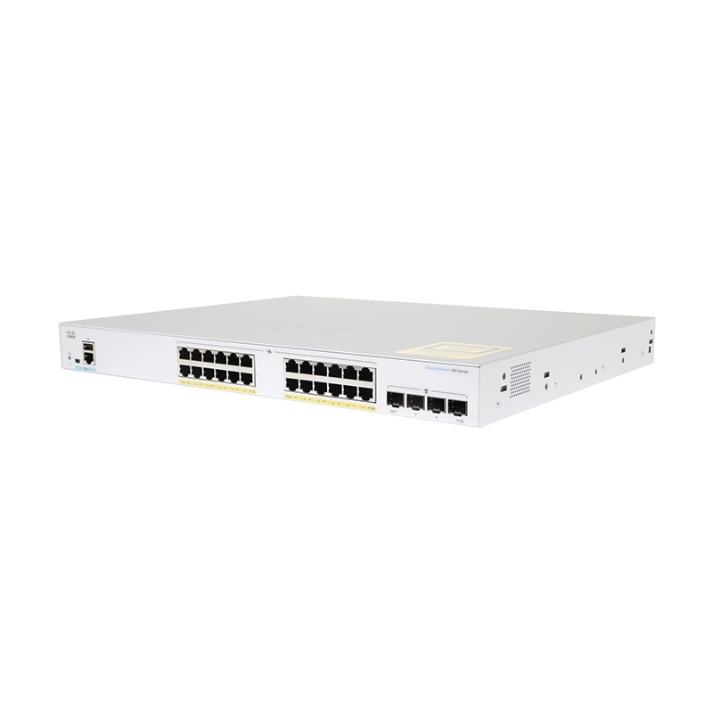 Gigabit Switching Hub 24 Port CISCO CBS350-24FP-4G-EU (17'',24 POE,+4 SFP)