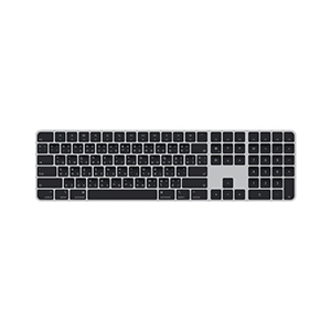 Apple Magic Keyboard Black with Touch ID and Numeric Keypad for Mac (MMMR3TH/A)