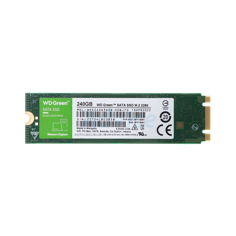 SSD M.2 240.GB (3Y) WD Green (WDS240G3G0B) | Advice จ.ตราด สาขา A006 (ติดร้านเมย์ซุปเปอร์มาร์เก็ต)