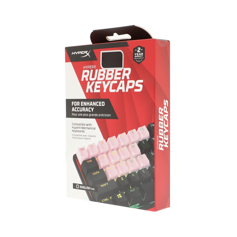 KEYCAPS HYPERX RUBBER PINK (US)