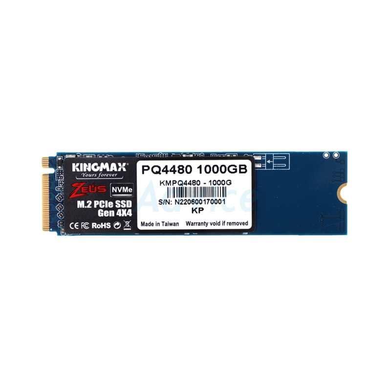 1 TB SSD M.2 PCIe 4.0 KINGMAX (KMPQ44801TB) NVMe