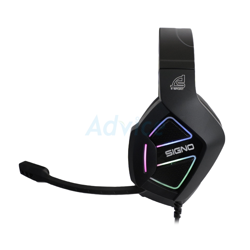 HEADSET SIGNO HP834 SPHERE BLACK (7.1)
