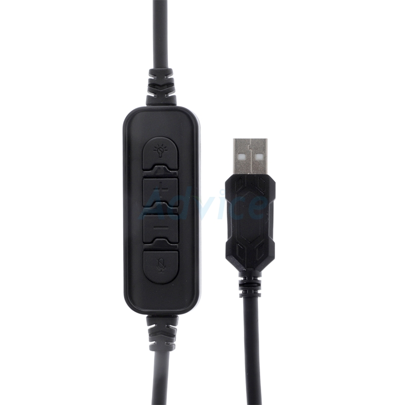 HEADSET SIGNO HP834 SPHERE BLACK (7.1)