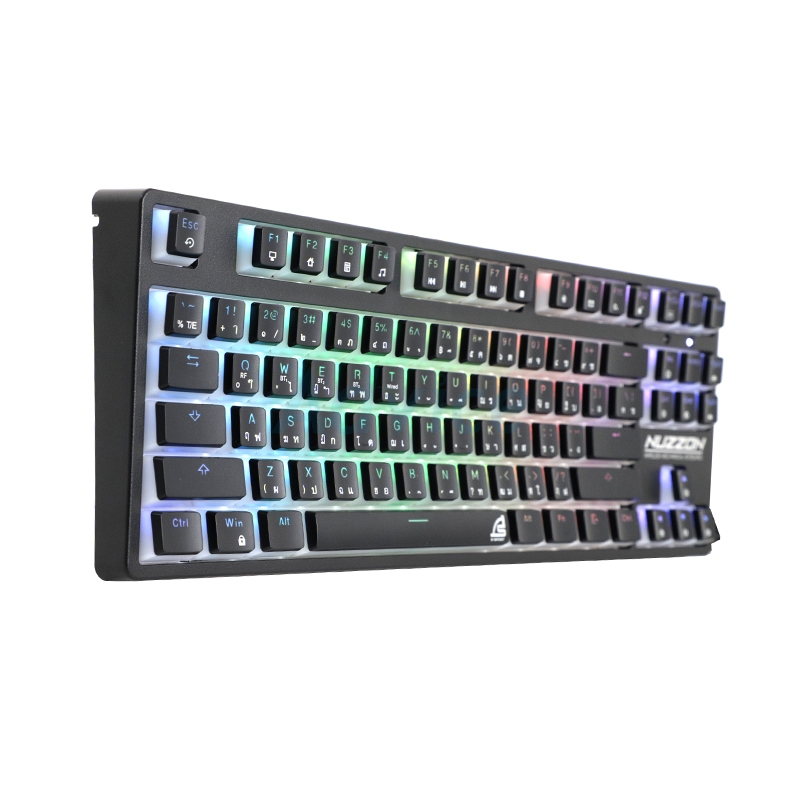 KEYBOARD WIRELESS BLUETOOTH SIGNO KB-751 NUZZON BLACK (RED SWITCH คีย์บอร์ด)