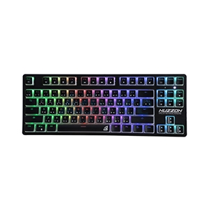 KEYBOARD WIRELESS BLUETOOTH SIGNO KB-751 NUZZON BLACK (RED SWITCH คีย์บอร์ด)