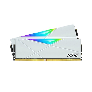 RAM DDR4(3200) 16GB (8GBX2) ADATA D50 XPG RGB WHITE (AX4U32008G16A)