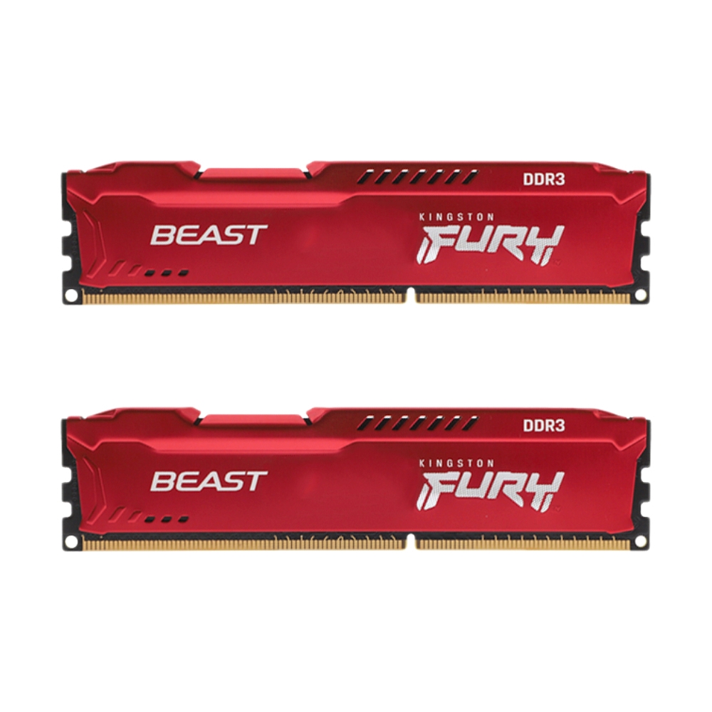 RAM DDR3(1600) 8GB (4GBX2) KINGSTON FURY BEAST (KF316C10BRK2/8)