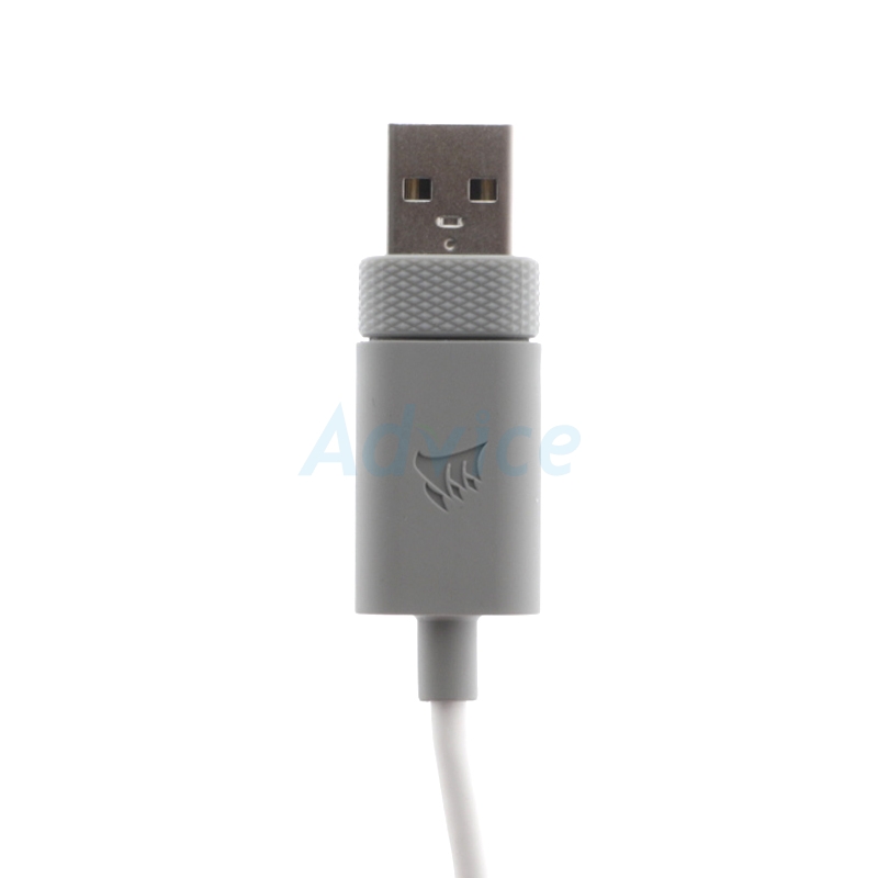 HEADSET CORSAIR HS80 RGB WIRED WHITE (7.1)