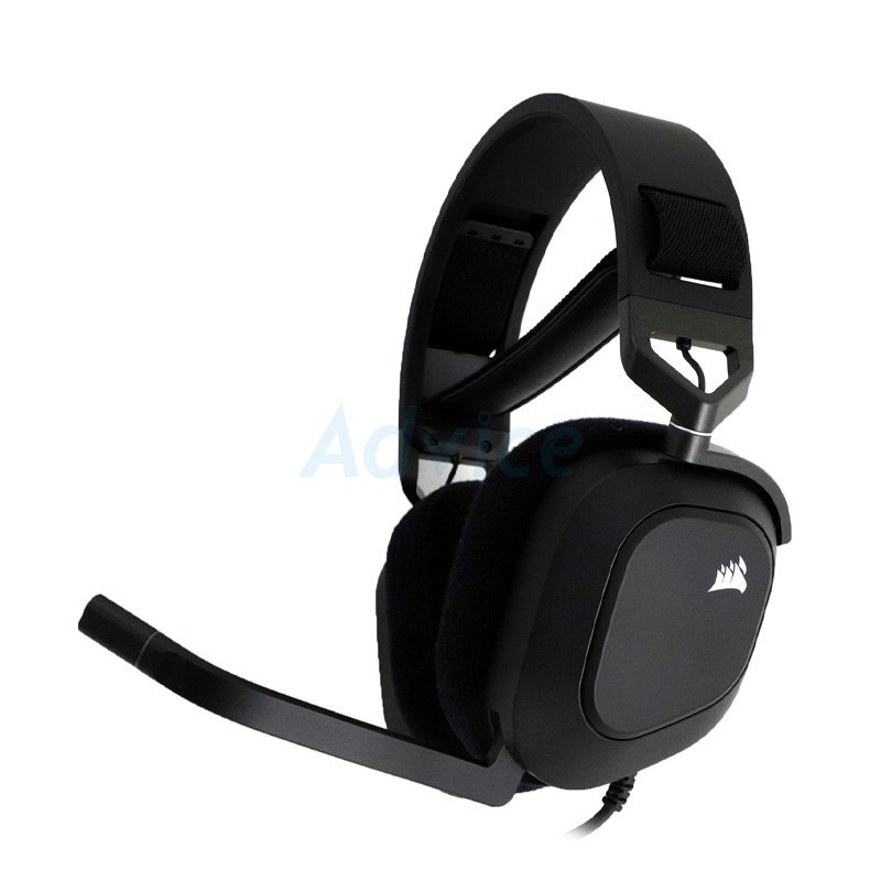 HEADSET CORSAIR HS80 RGB WIRED CARBON (7.1)