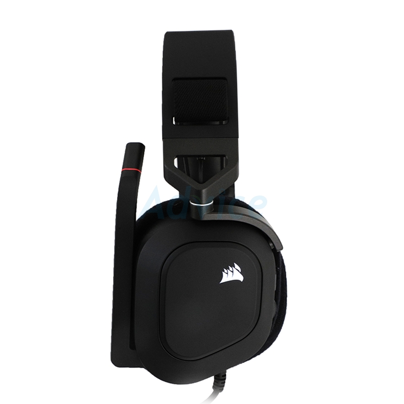 HEADSET CORSAIR HS80 RGB WIRED CARBON (7.1)