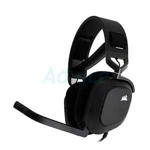 HEADSET CORSAIR HS80 RGB WIRED CARBON (7.1)