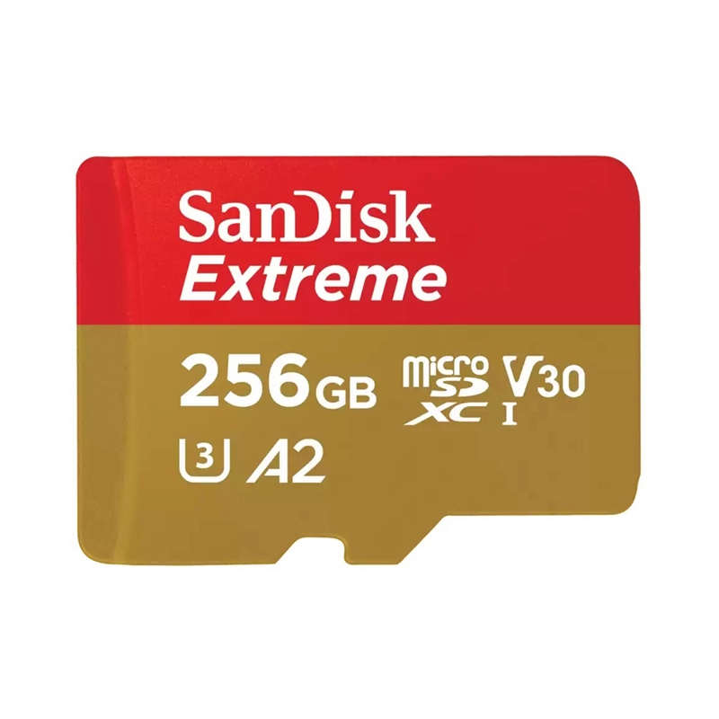 256GB Micro SD Card SANDISK Extreme SDSQXAV-256G-GN6MN (190MB/s.)