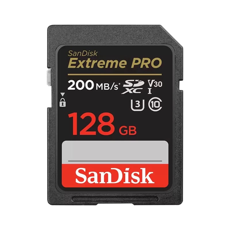 128GB SD Card SANDISK Extreme Pro SDSDXXD-128G-GN4IN (200MB/s.)