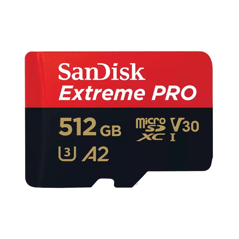 512GB Micro SD Card SANDISK Extreme Pro SDSQXCD-512G-GN6MA (200MB/s.)