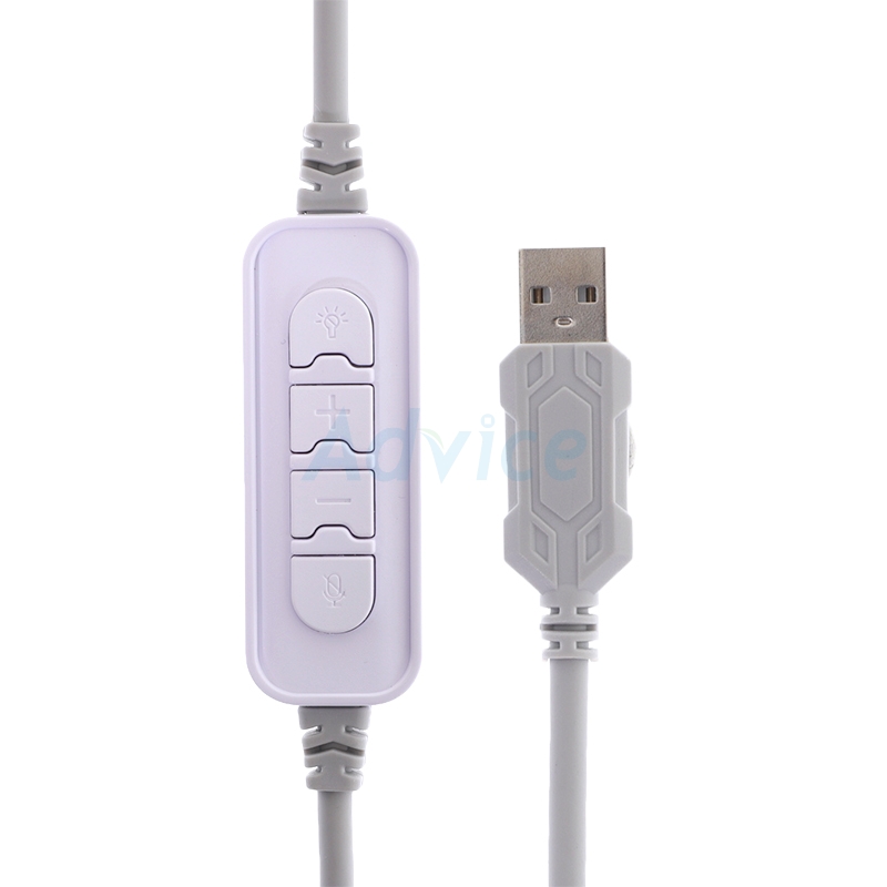 HEADSET SIGNO HP832 STRIKER RGB WHITE