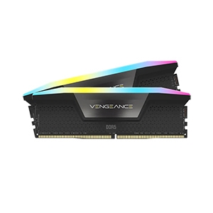 RAM DDR5(6200) 32GB (16GBX2) CORSAIR VENGEANCE RGB BLACK (CMH32GX5M2B6200C36)