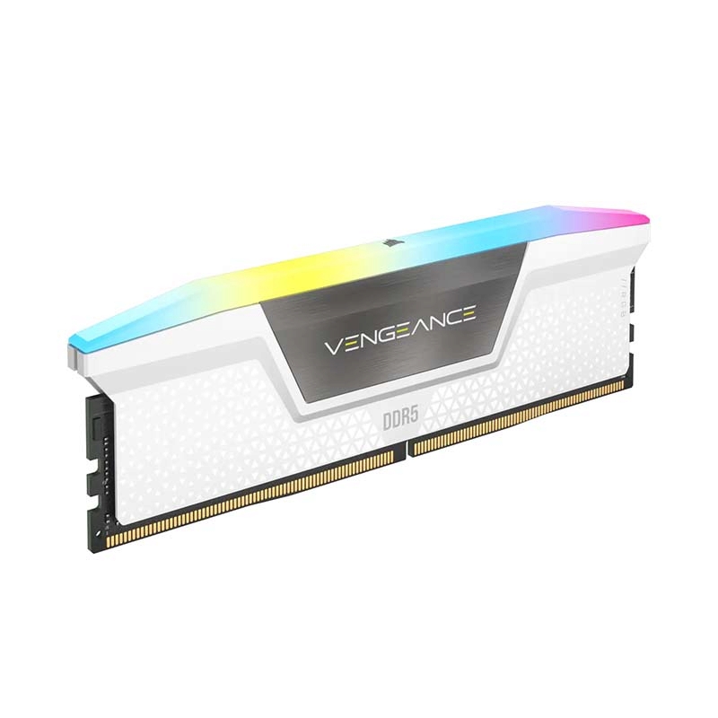 RAM DDR5(6200) 32GB (16GBX2) CORSAIR VENGEANCE RGB WHITE (CMH32GX5M2B6200C36W)