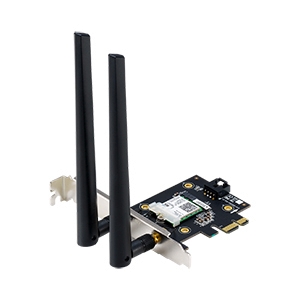 Wireless PCIe Adapter ASUS (PCE-AX3000 BULK) AX3000 Dual band Gigabit WI-FI 6