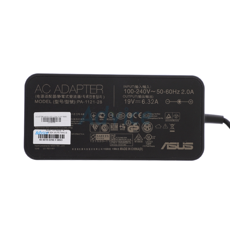 Adapter N/B ASUS (6.0*3.7mm) 19V 6.32A (120W) (Slim) GENUINE