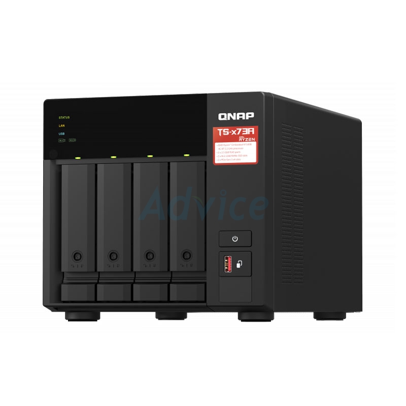 NAS QNAP (TS-473A-8G, Without HDD.) | Advice จ.สกลนคร สาขา U063