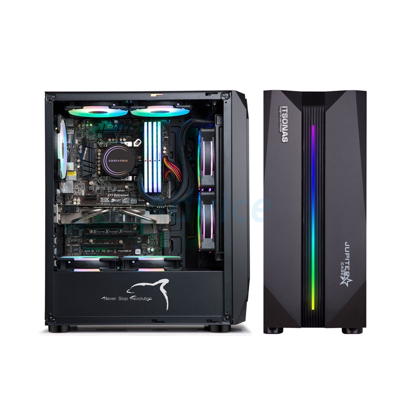 ATX CASE (NP) ITSONAS JUPITER ARGB BLACK