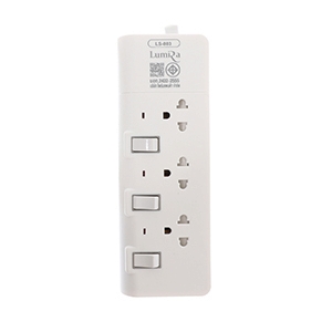 Power Bar LUMIRA LS-803 (5M) White/Grey