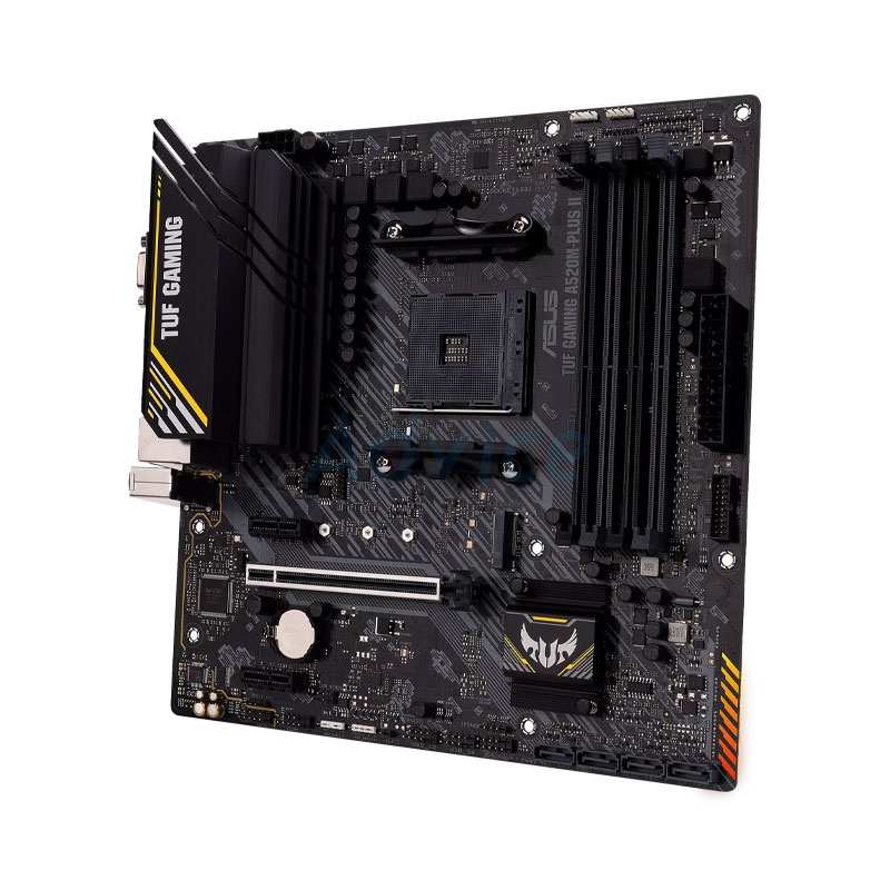 ASUS TUF Gaming A520M-PLUS WiFi - Placa Base de Gaming Micro-ATX AMD B550 Ryzen AM4, M.2, Wi-Fi ASUS TUF Gaming A520M-PLUS WiFi - Placa Base de Gaming Micro-ATX AMD B550 Ryzen AM4, M.2, Wi-Fi