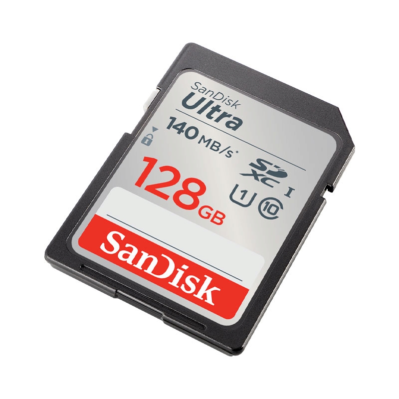 128GB SD Card SANDISK Ultra SDSDUN4-128G-GN6IN (140MB/s,)
