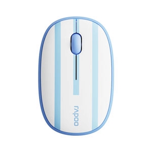 BLUETOOTH/WIRELESS MOUSE RAPOO M650-SILENT WHITE BLUE