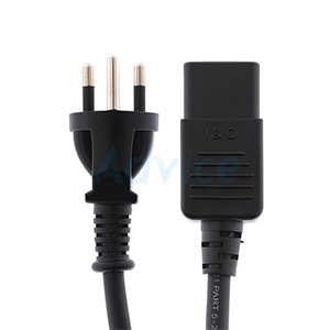 Cable POWER AC (1.8M) POWERMAX C19 3 รูแบน (มอก.)