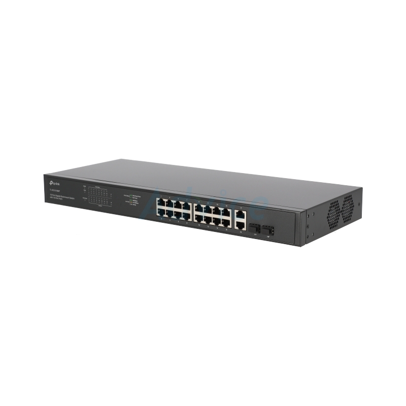 Gigabit Switching Hub 16 Port TP-LINK TL-SG1218MP (17",16 PoE,+2 Gigabit copper/SFP combo)