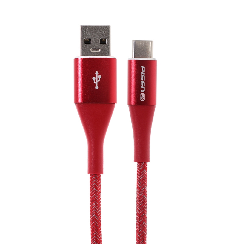 1.2M Cable USB To Type-C PISEN Super Fast (LT-TC12-1200) Red