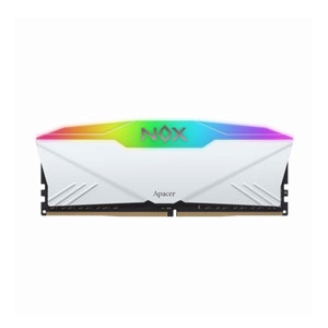RAM DDR4(3200) 8GB APACER NOX RGB WHITE (AH4U08G32C28YNWAA-1)